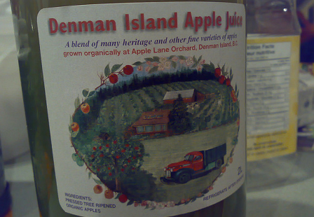 Denman Island Apple Juice